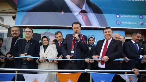 Cumhur İttifakı’nın Odunpazarı Belediye Başkan Adayı Alp, Seçim İrtibat Ofisi’ni açtı